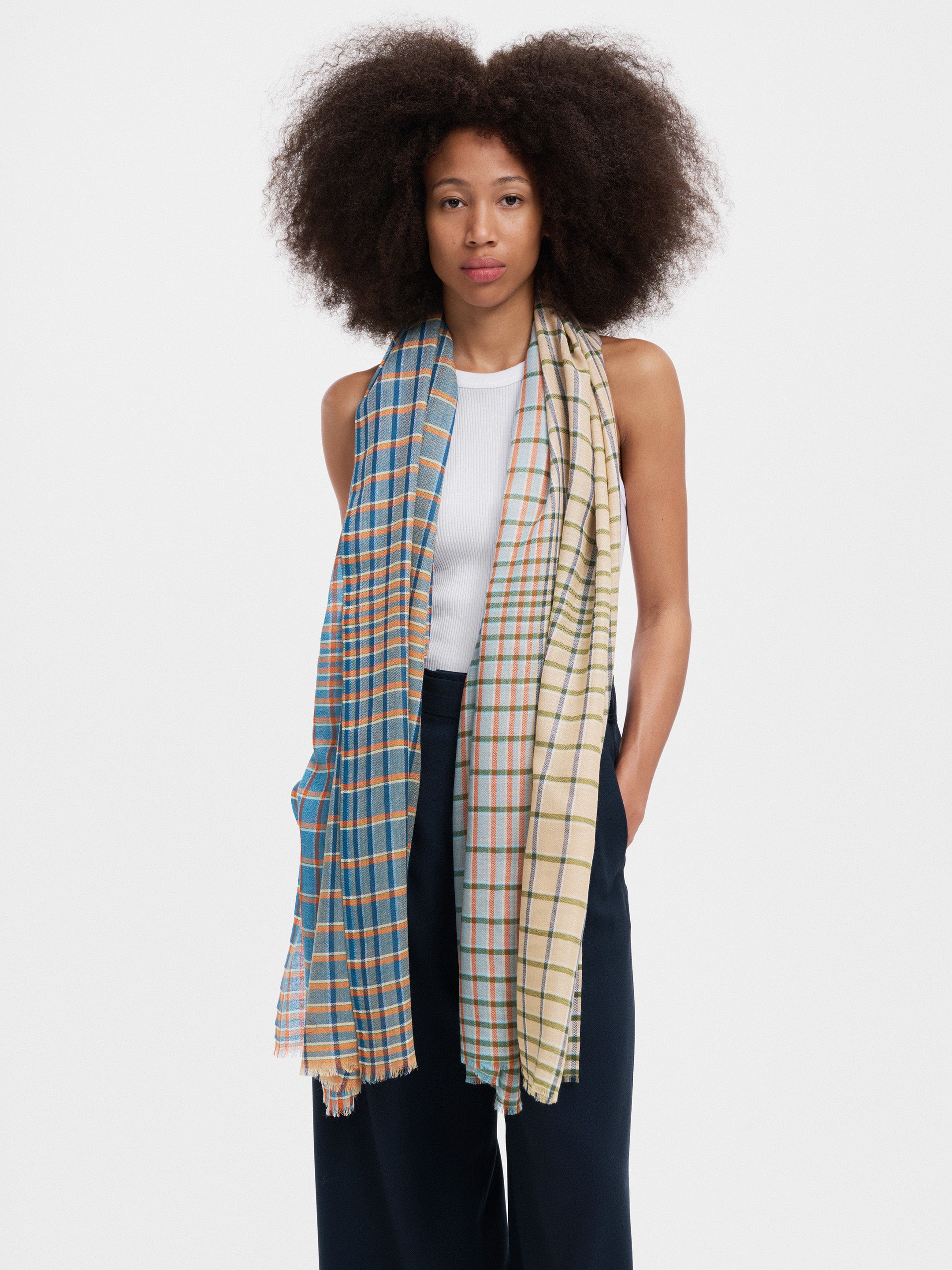 Stole ÉPICE Check 5 | ÉPICE Paris
