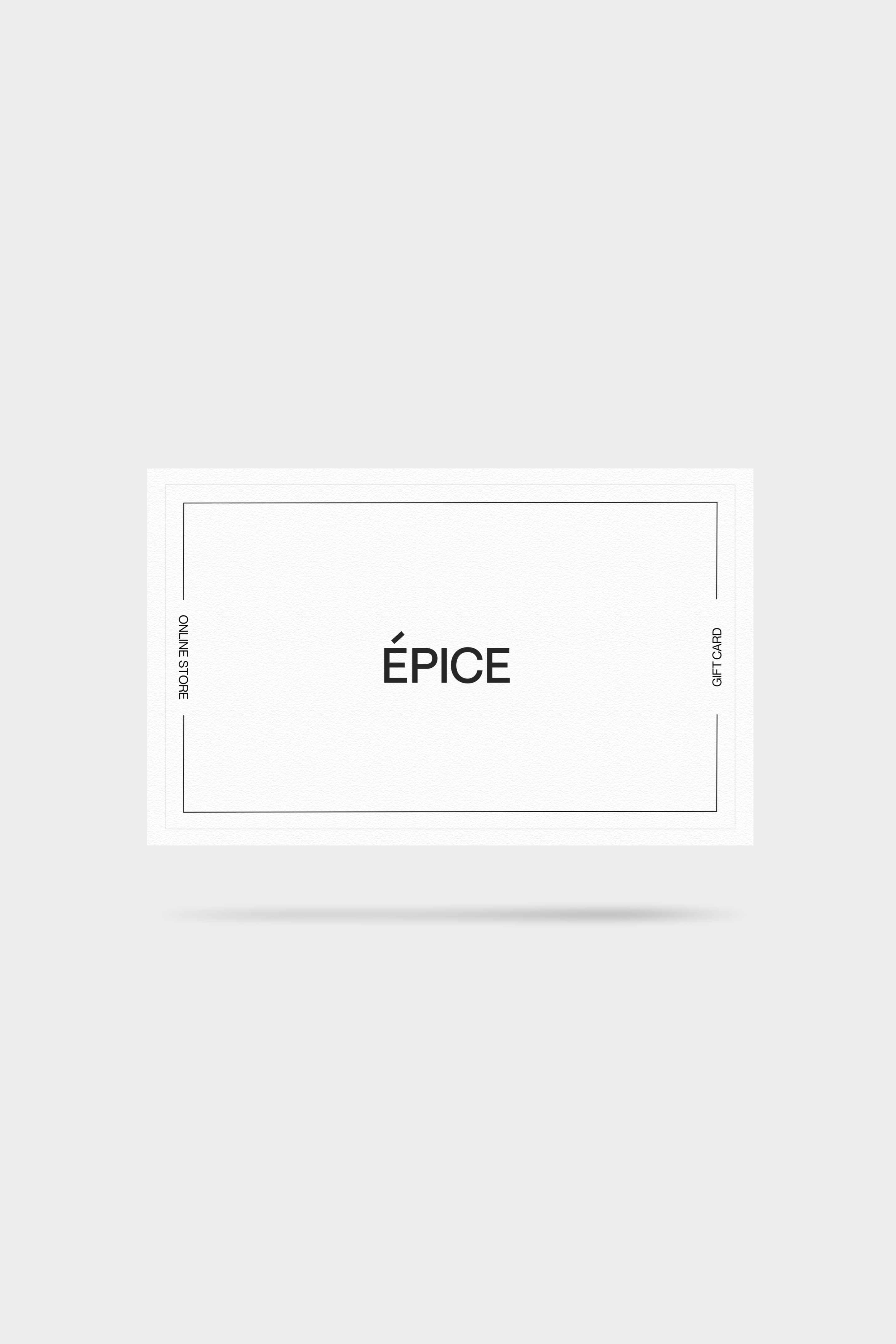 E-Carte-Cadeau ÉPICE
